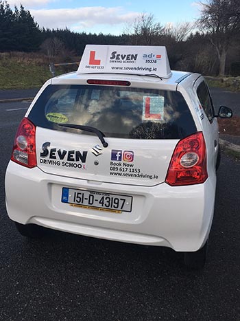 Seven Driving School Vehicle Rear